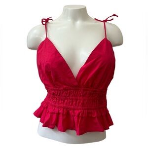 Sim & Sam Ruffle Crop Top